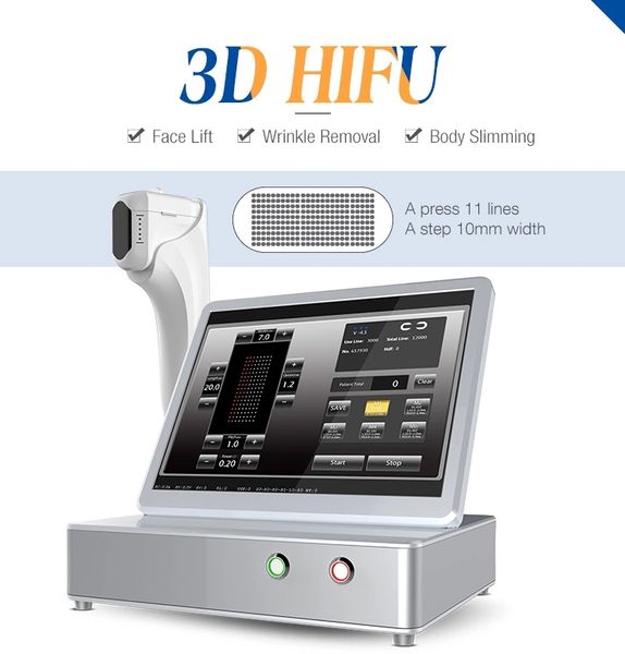 

3d hifu high inten ity focu ed ultra ound anti aging kin tightening wrinkle removal body liming machine