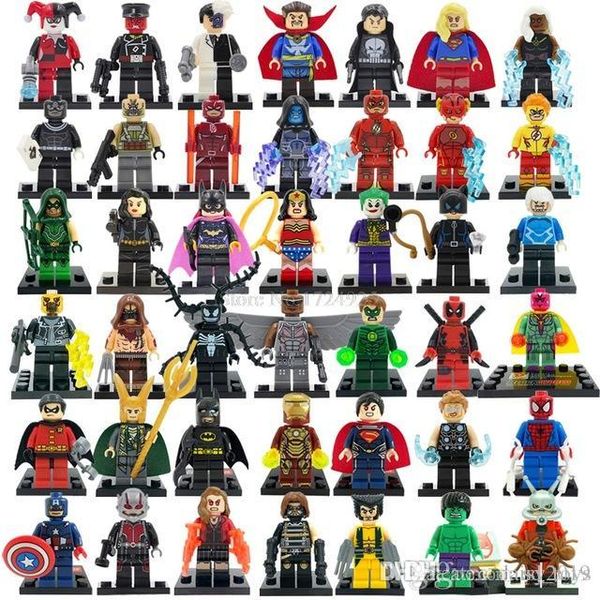 

super hero x-men set avengers justice batman educational toys for children