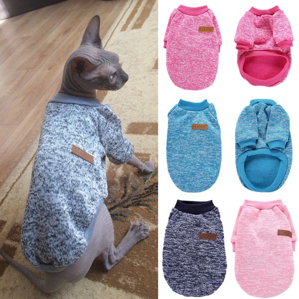 

warm cat sweaters clothing classic fashion pet dog cat clothes for small cats kitten chihuahua outfit winter costume coat