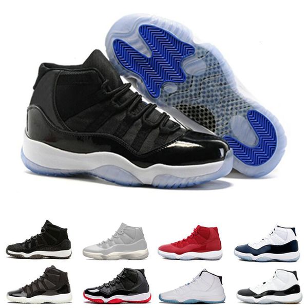 

new arrival 11 prom night basketball shoes for men women blackout cap and gown bred concord gym red midnight navy sneakers drop shipping