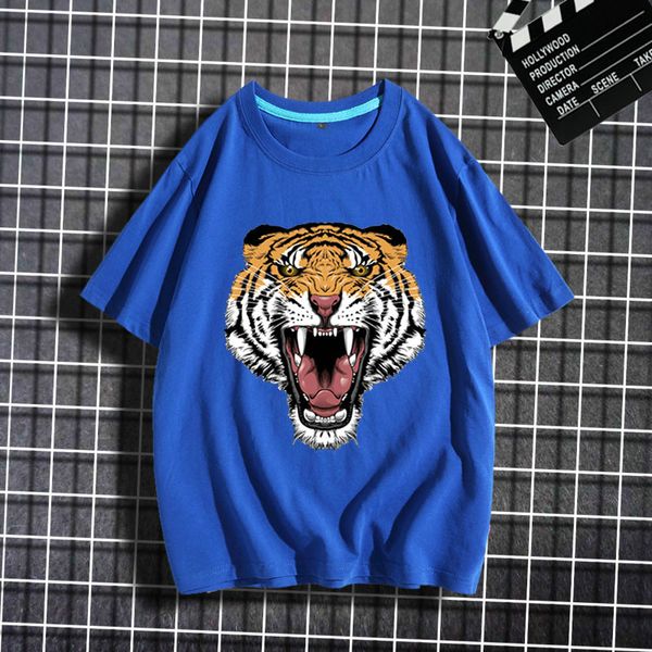 

fashion designer short t-shirt european style men's round neck t-shirt 100% cotton short-sleeved men's clothes size s-3xl, White;black