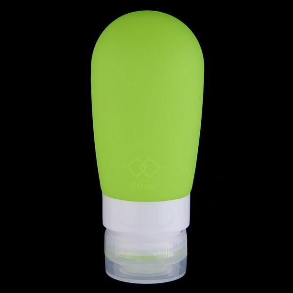 

80ml mini silicone travel bottles packing squeezable carry tube containers dr