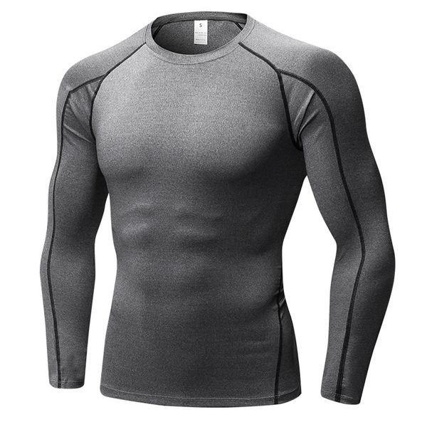 

yuerlian новый мужской quick dry running t shirt men rashgard с длинным рукавом compression gym фитнес спорт на открытом воздухе спортивная