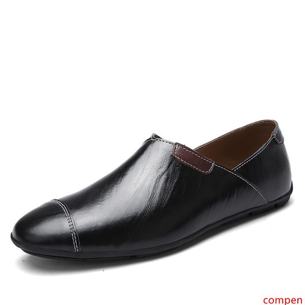 

fashion shoes autumn casual shoes large size mens shoes cowhide trend lazy walking