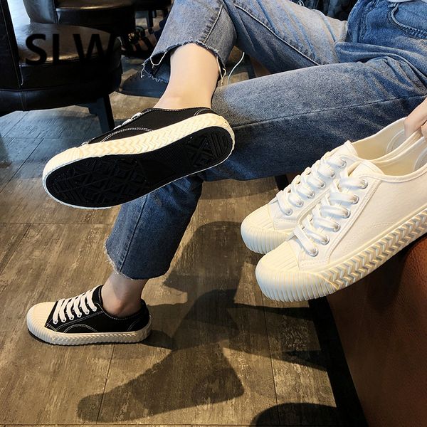 

casual woman platform shoes all-match dress flats women round toe women's espadrilles solid 2019 black nurse small retro for