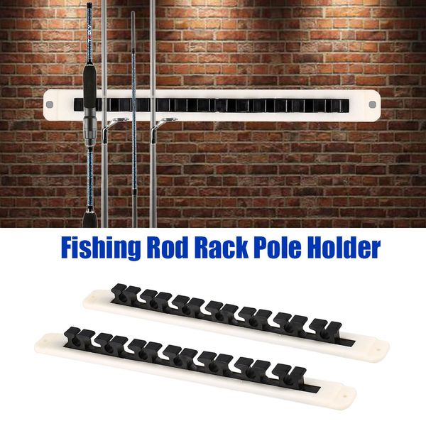 

fishing rod rack pole storage holder vertical horizontal fishing pole stand organizer garage wall mount rack for pesca