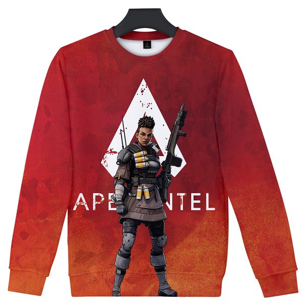 

fashion 2019 classic 3d apex legends capless sweatshirt fashion 3d apex legends capless sweatshirt harujuku boy's/girl's clohing, Black