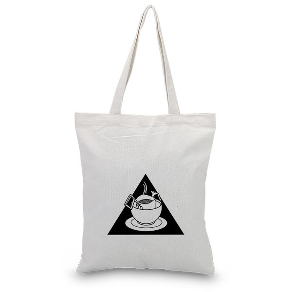 

daily эскизам canvas tote bag текст diy ежедневного использования пользовательских печати сумка хозяйственная сумка eco многоразовые рецирку
