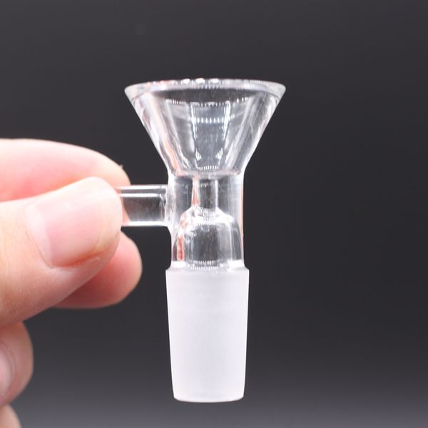 

14 мм и 18 мм совместных стеклянной чаши для сухой травы стекла Принадлежности для стекла затяжек водопроводной трубы