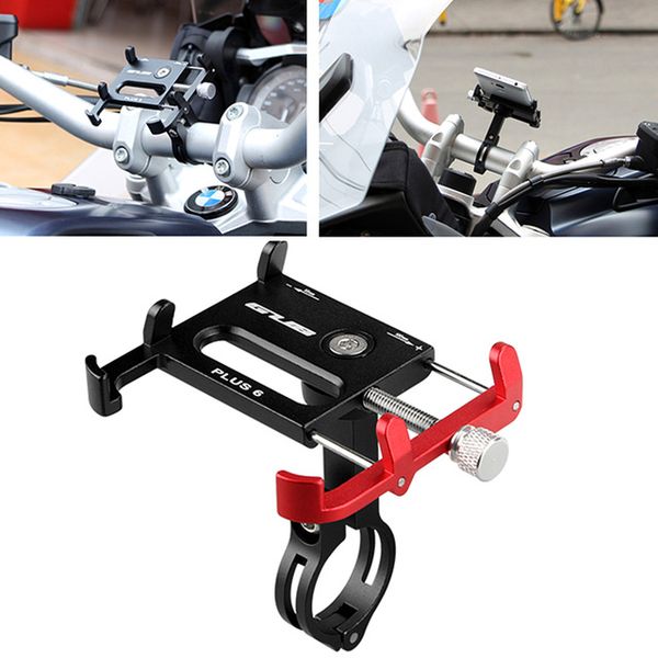 

gub plus 6 360 rotating aluminum mtb bicycle phone holder motorcycle support motobike gps holder for handlebar bike accessories