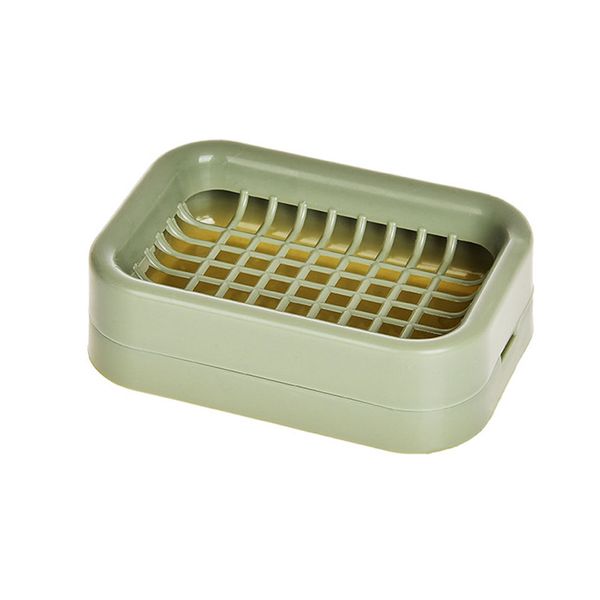 

plastic soap dish plastic bathroom creative double draining soap holder non-slip soap box