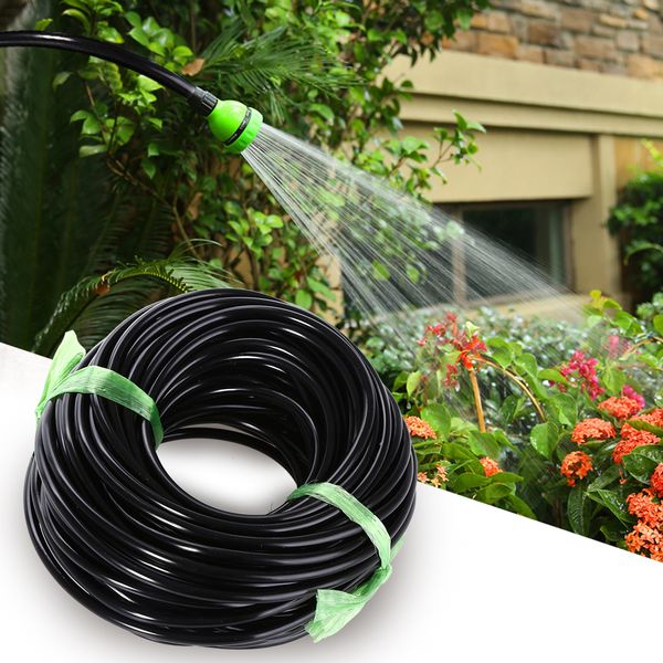 

black micro garden water hose drip irrigation pipe watering sprinkling home garden for drip arrow 20m 3/5 mm and 20m 4/7mm