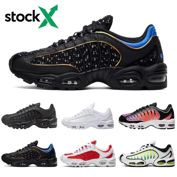 

2020 tailwind 4 iv stock x men running shoes triple black white og outdoor athletics mens trainers sports sneakers runners size 7-11