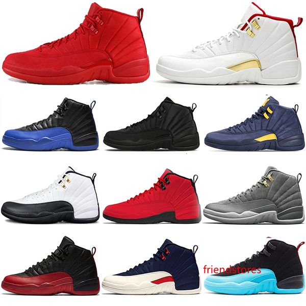 

2019 game royal fiba 12 12s basketball men shoes winterized gym red bulls black gamma blue designer athletic mens trainers sports sneakers