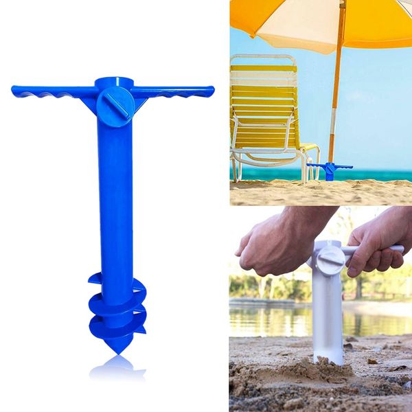 

outdoor beach umbrella easy to install windproof and durable holders parasol pole base screw bracket portable universal fishing