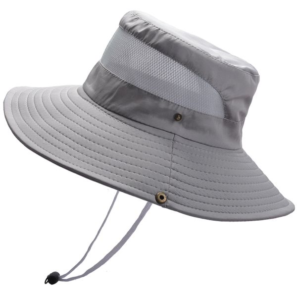 

sun hat men climbing casual sun shade protector facial hats adjustable strap gorras, Blue;gray