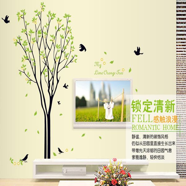 

big tree green space еплй Ѭоманиекий гоина палн tv диван он ен наклейки ay9094