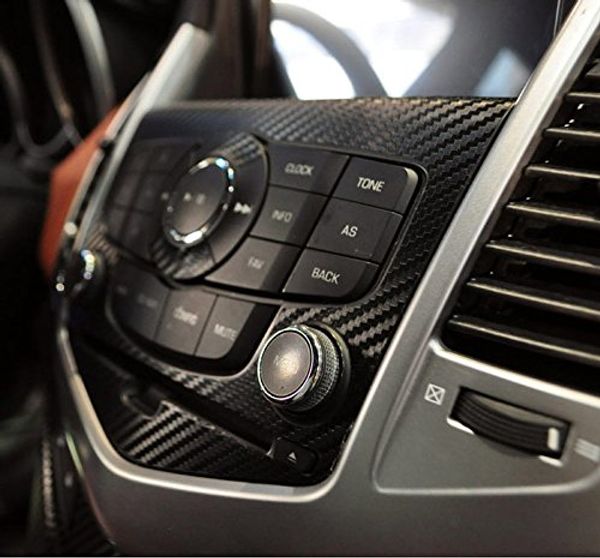 

car audio panel mask carbon fiber fiber decal stickers set for chevy cruze car stickers ing