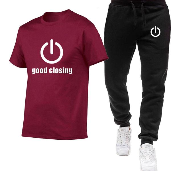 

2020 new arrival men's fashion tracksuits europe & america tide brand mens two-piece suit casual men active leisure suits size s-4xl