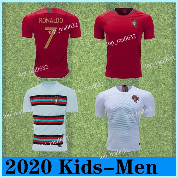 

2020 european cup portugal soccer jerseys 20 21 ronaldo joÃ£o fÃ©lix pepe carvalho andre gomes moutinho danilo nani football shirt, Black