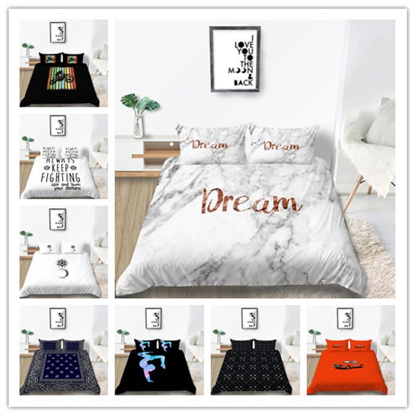 

3d printed bedding set fashion trend duvet cover soild home textile twin full  size