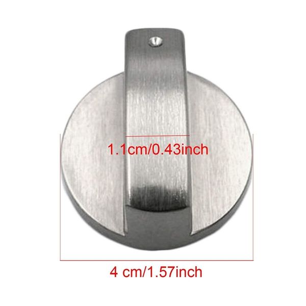 

8 pcs zinc alloy rotary switch control knobs replacement accessories for kitchen cooker gas stove oven cook(diameter: 8mm/ 0