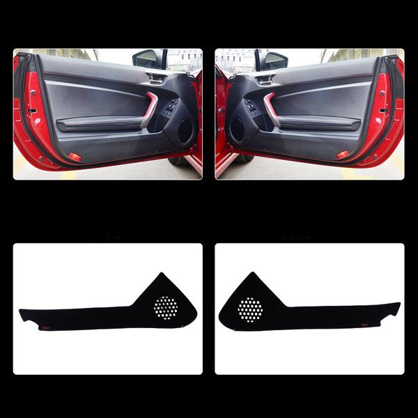 

2pcs fabric door protection mats anti-kick decorative pads for 86