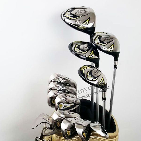 Men Golf Clubs Honma Beeal 525 Komplette Set von Club Golf Driver Irons Putter l Graphitwellen keine Tasche