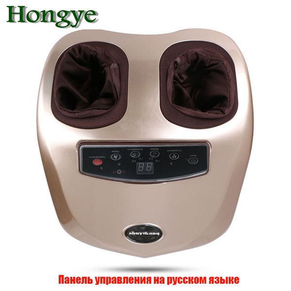 

menu in russian 220 v electric foot massager feet masseur automatic kneading and heating massager for the feet 1 year warranty