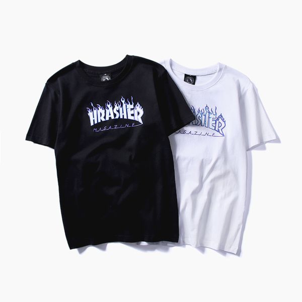 

2020 / flame menswear womens designer boutique хлопчатобумажная футболка с роскошным принтом круглый вырез футболки хип-хоп мода сюрприз цен, White;black