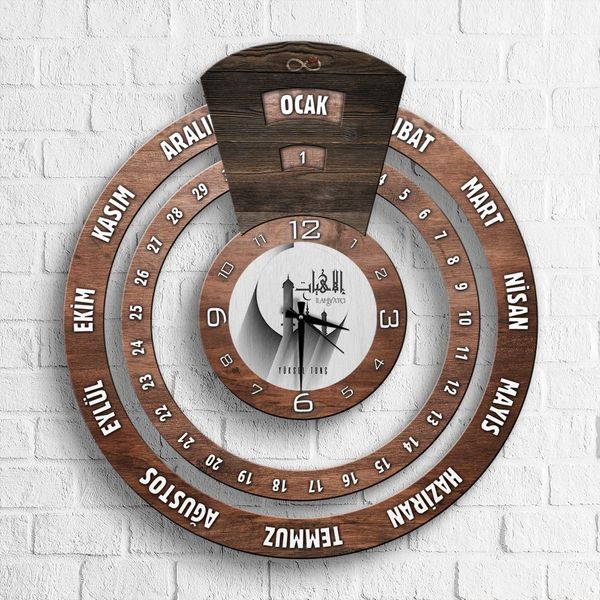 

personalized professional lahiyat infinite mayan calendar wooden wall clock-6 wall clocks