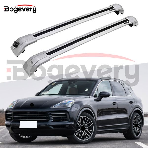 

new silver baggage crossbar cross bars roof racks rail fit for porsche cayenne 2011 2012 2013 2014 2015 2016 2017 2018
