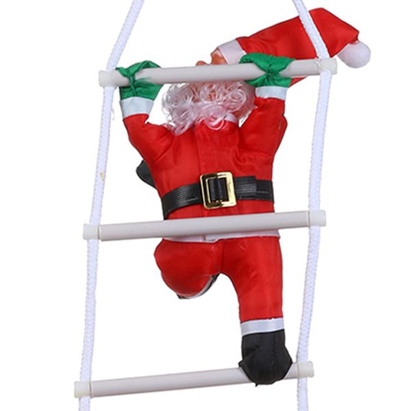 

2019 christmas pendant ladder christmas santa claus doll tree new year decorations drop ornament