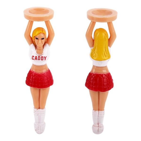 

5шт пластикового golf tees golf style golf balls tee подушка top прекрасного sexy bikini lady подарки новых конструкция пластиковых тройники