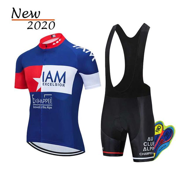 

новая 2020 iam задействуя одежду велосипед джерси quick dry mens велосипеда одежды лето команды задействуя джерси 1 гель велосипед шорты наб, Black;blue