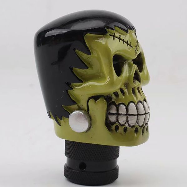 

популярная персонализированный смола волна палка рычаг переключения головки черепа шаровой головкой автомобиля модифицирована шестерни голов