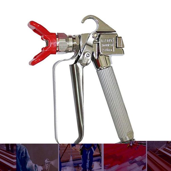

detachable adjustable electric spray gun handheld latex paint spray gun airless paint airbrush tip nozzle guard