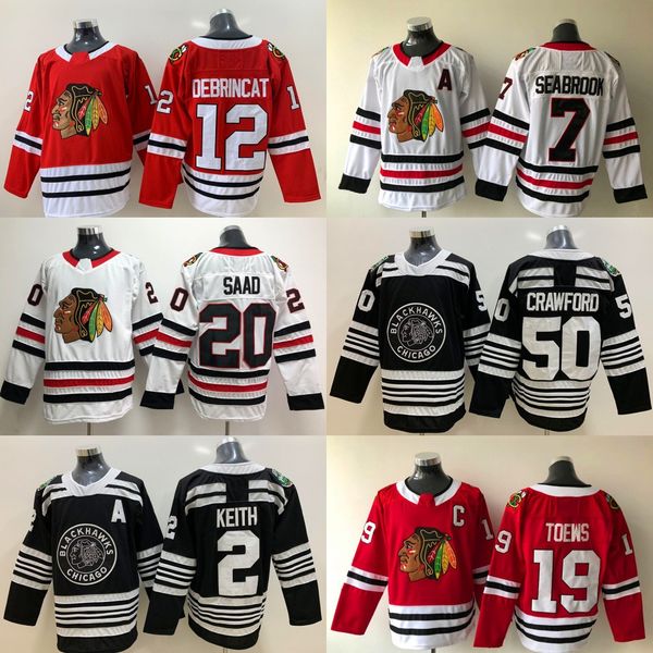 

20 Brandon Saad Jersey Chicago Blackhawks 7 Brent Seabrook 19 Jonathan Toews 2 Duncan Keith 12 Alex DeBrincat 50 Corey Crawfor Jerseys