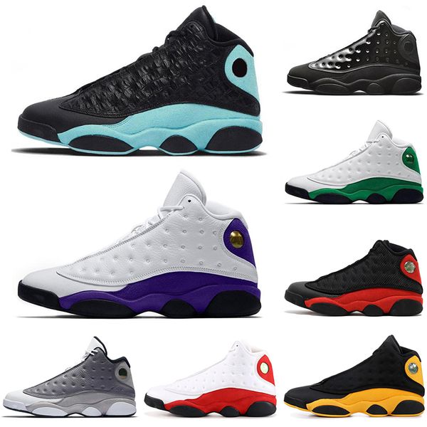 

island green 13 13s men basketball shoes lucky green dirty bred flint cap and gown olive outdoor mens trainers sports sneakers
