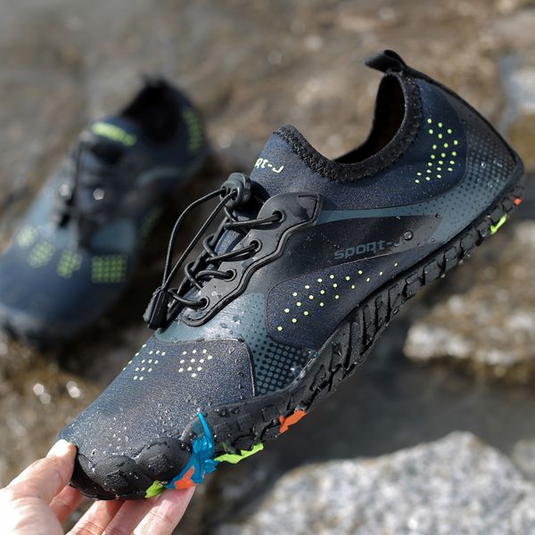 

outdoor men's beach seaside aqua shoes summer swimming five finger flat soft quick-drying breathable walking barefoot sneakers