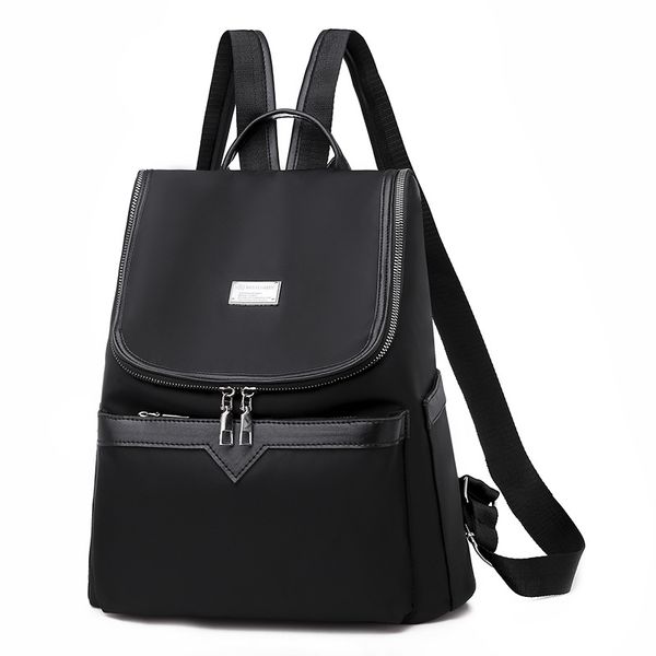 

backpack ladies 2019 new small korean casual fashion school bag trend travel lightweight oxford rucksack solid softback