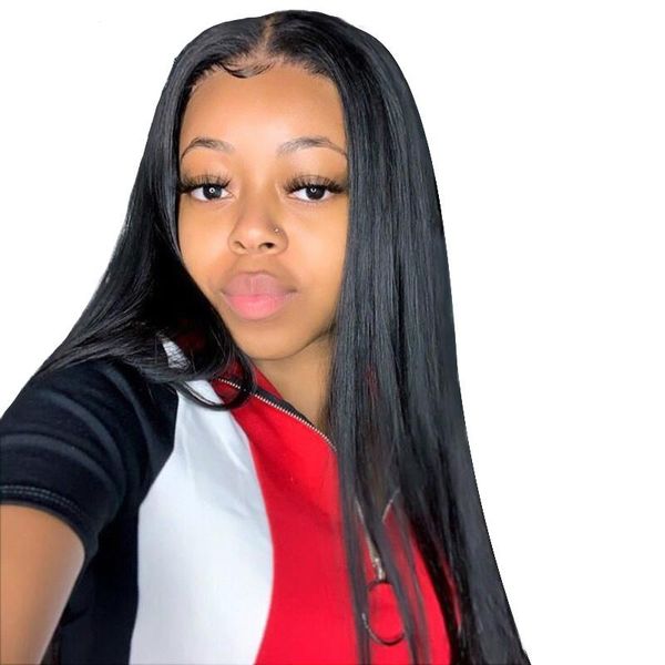 

hair wig brazilian lace front human hair wigs for black women remy straight lace front wig humain hair wigs
