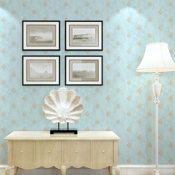 

3d delicate fashion non-woven wallpaper european retro damascus wall covering bedroom living room home decoration wallpaper roll