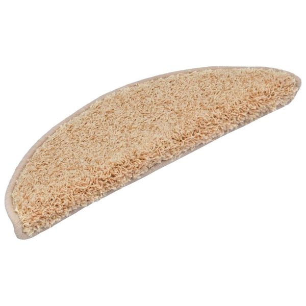 

15 pcs stair mats cream 56x20 cm wall stickers