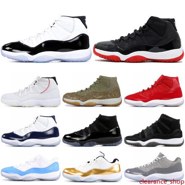 

11 xi mens basketball shoes high concord heiress platinum tint space jam low unc 11s designer sneakers sport shoes us 5.5-13