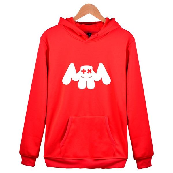 

лихие новая мода dj marshmello толстовка толстовки женщины / мужчины hip hop streetwear tracksuit с длинным рукавом пуловер harajuku streetw, Black