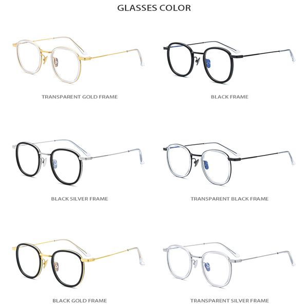 

nianzhen titanium ацетат очки кадр мужчина высокого качество vintage круглого optical глаз очки для женщин зрелищных очков 1199, Silver
