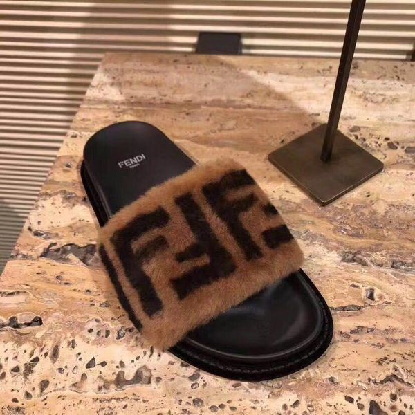 fur lined flip flops