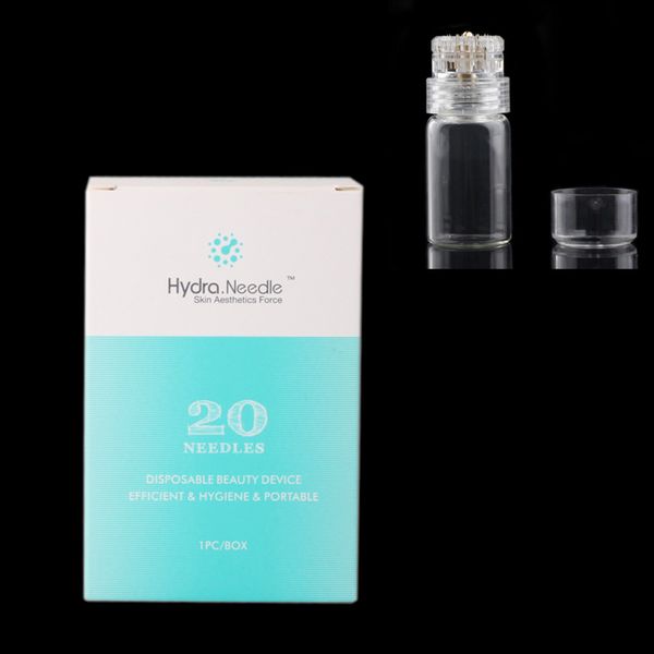 

hydra roller micro needle derma applicator bottle roller serum injection reusable
