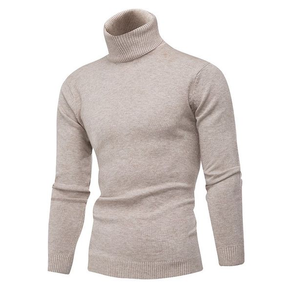 

winter man sweater knitting pullovers christmas jumper sweater male fashion casual men's turtleneck solid color y, White;black